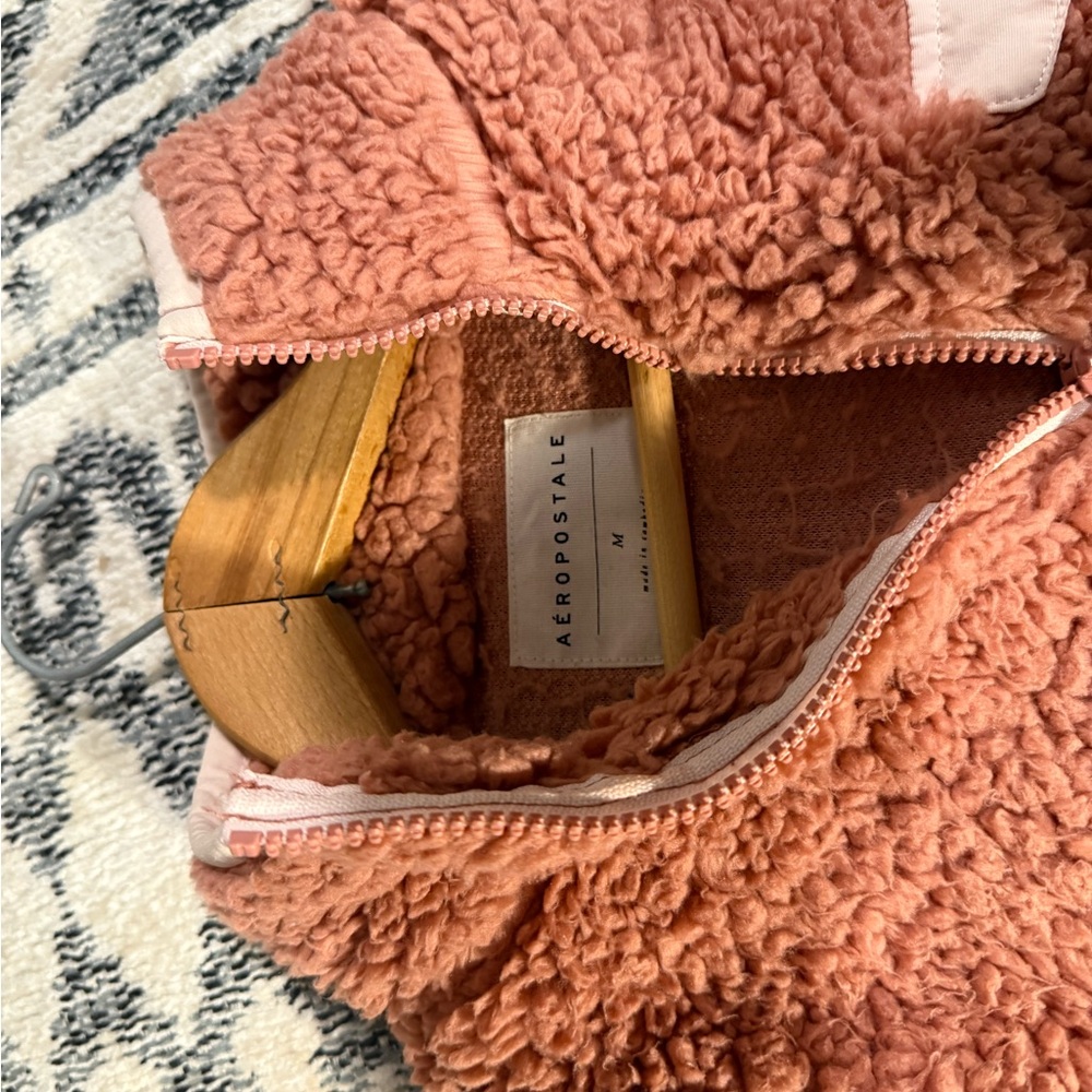 Aeropostale Rust Off-the-Shoulder Sweater - Picture 2 of 3